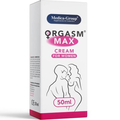 MEDICA GROUP - CREME ÍNTIMO  ORGASM MAX PARA MULHERES 50 ML - D-244355 - Dona Pimenta