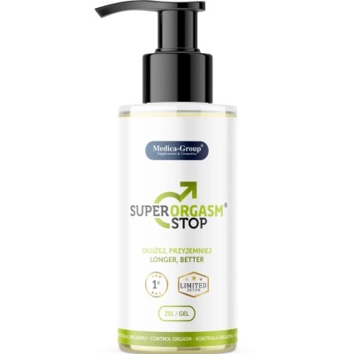 MEDICA GROUP - SUPER ORGASM STOP GEL ÍNTIMO  PARA HOMENS 150 ML - D-244350 - Dona Pimenta
