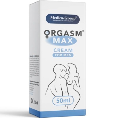 MEDICA GROUP - CREME ÍNTIMO  ORGASM MAX PARA HOMENS 50 ML - D-244354 - Dona Pimenta