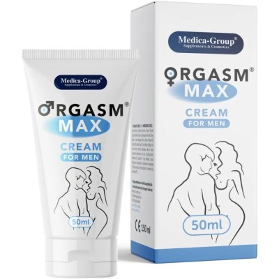 MEDICA GROUP - CREME ÍNTIMO  ORGASM MAX PARA HOMENS 50 ML - D-244354 - Dona Pimenta