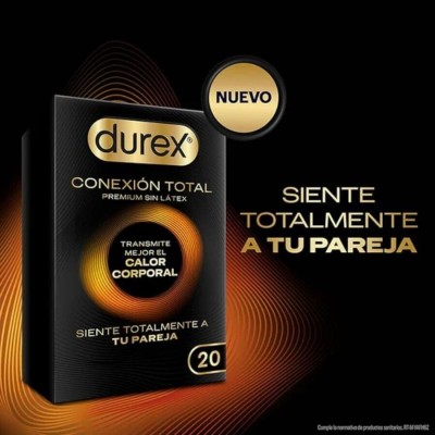 DUREX - TOTAL CONNECTION ULTRA FINE PLUS SEM LÃTEX 20 UNIDADES - D-244120 - Dona Pimenta
