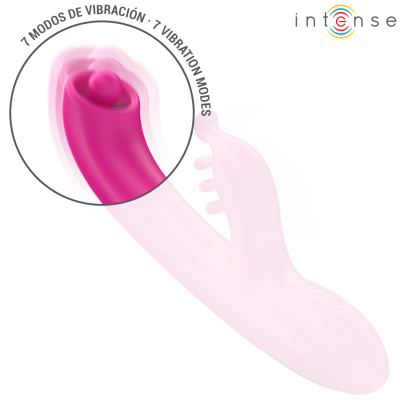 INTENSE - CHRISTINA MULTIFUNCIONAL RABBIT VIBRADOR 22,5 CM ROSA - D-243383 - Dona Pimenta