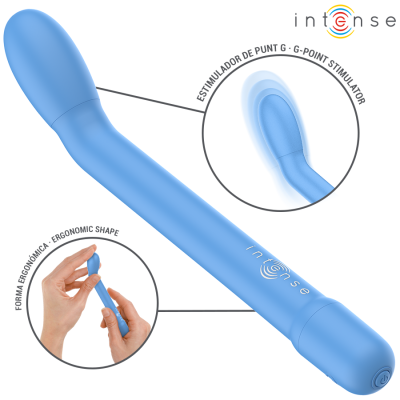 INTENSE - ESTIMULADOR DE PONTO G AZUL - D-244064 - Dona Pimenta