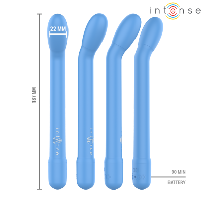 INTENSE - ESTIMULADOR DE PONTO G AZUL - D-244064 - Dona Pimenta