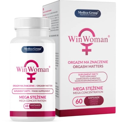 MEDICA GROUP - WIN WOMAN LIBIDO ENLARGEMENT 60 CÃPSULAS - D-244364 - Dona Pimenta