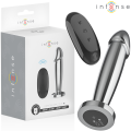INTENSE - PLUG ANAL 10 VIBRAÇÕES DILDO DE METAL COM CONTROLE REMOTO M - D-243391 - Dona Pimenta