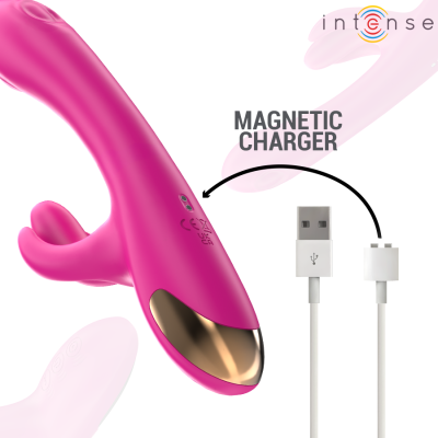 INTENSE - BRITNEY MULTIFUNCIONAL RABBIT VIBRADOR 23 CM ROSA - D-243382 - Dona Pimenta