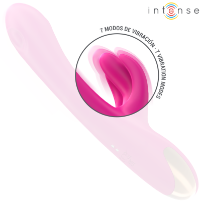 INTENSE - BRITNEY MULTIFUNCIONAL RABBIT VIBRADOR 23 CM ROSA - D-243382 - Dona Pimenta