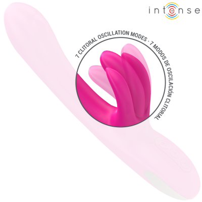 INTENSE - BRITNEY MULTIFUNCIONAL RABBIT VIBRADOR 23 CM ROSA - D-243382 - Dona Pimenta