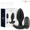 INTENSE - JOEY ANAL PLUG 10 VIBRAÇÕES PRETO CONTROLE REMOTO - D-244460 - Dona Pimenta