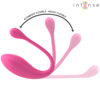 INTENSE - VIBRADOR JANICE U DUPLA ESTIMULAÇÃO 10 VIBRAÇÕES ROSA CONTROLE REMOTO - D-244462 - Dona Pimenta