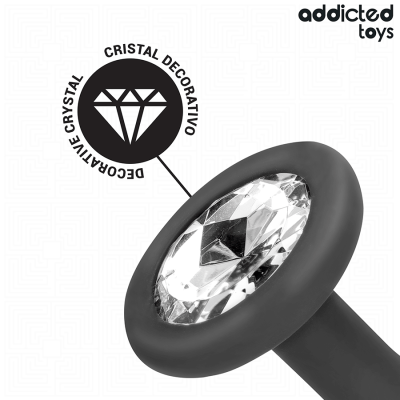 ADDICTED TOYS - CONJUNTO DE 3 PLUG ANAL COM JOIA - D-242833 - Dona Pimenta