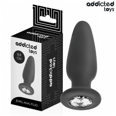 ADDICTED TOYS - PLUG ANAL COM JOIA TAMANHO S 8,8 CM - D-242865 - Dona Pimenta