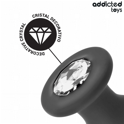 ADDICTED TOYS - PLUG ANAL COM JOIA TAMANHO L 12,6 CM - D-242867 - Dona Pimenta