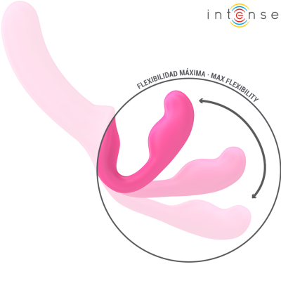 INTENSE - AMY VIBRADOR DUPLO 20 CM ROSA CONTROLE REMOTO - D-244455 - Dona Pimenta