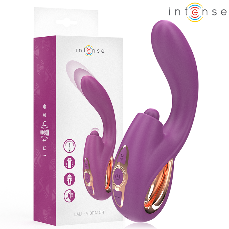 INTENSE - LALI MULTIFUNCIONAL VIBRADOR DE PONTO G COM BATIDA, IMPULSÃO E VIBRAÇÃO ROXO - D-244482 - Dona Pimenta INTENSE - LALI MULTIFUNCIONAL VIBRADOR DE PONTO G COM BATIDA, IMPULSÃO E VIBRAÇÃO ROXO - D-244482 - Dona Pimenta