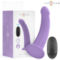 INTENSE - VIBRADOR EDDIE 17,5 CM 10 VIBRAÇÕES ROXO CONTROLE REMOTO - D-244457 - Dona Pimenta