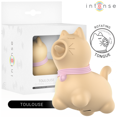 INTENSE - ESTIMULADOR DE CLITÓRIS PARA CACHORRO AMARELO - D-244066 - Dona Pimenta