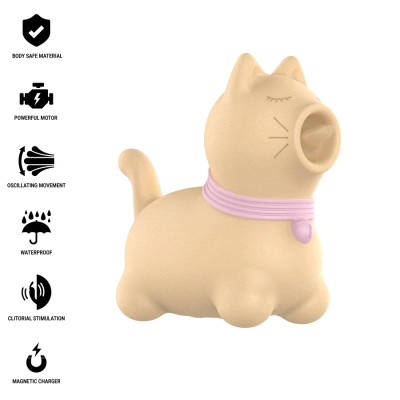 INTENSE - ESTIMULADOR DE CLITÓRIS PARA CACHORRO AMARELO - D-244066 - Dona Pimenta