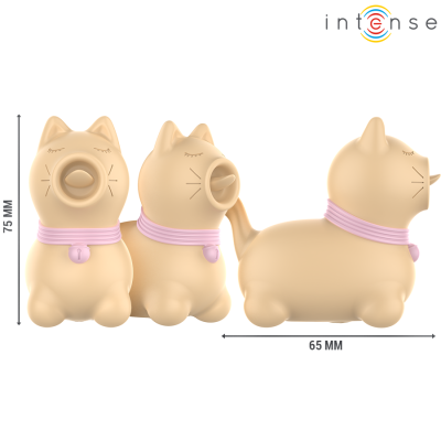 INTENSE - ESTIMULADOR DE CLITÓRIS PARA CACHORRO AMARELO - D-244066 - Dona Pimenta