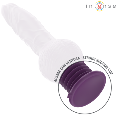 INTENSE - VIBRADOR MULTIFUNCIONAL TATUM COM VIBRAÇÃO PARA CIMA E PARA BAIXO 24 CM ROXO - D-243385 - Dona Pimenta