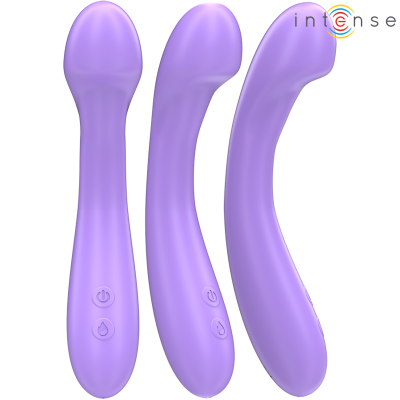 INTENSE - VIBRADOR BECKY 19 CM AQUECÍVEL 7 VIBRAÇÕES ROXO - D-244477 - Dona Pimenta