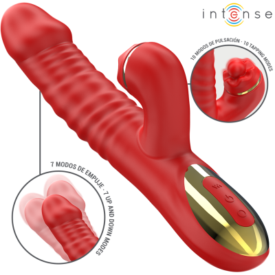INTENSE - THALIA VIBRATION & THRUST & TAPPING VERMELHO - D-244488 - Dona Pimenta