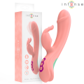 INTENSE - VIBRADOR RACHEL RABBIT 5 VIBRAÇÕES ROSA - D-244461 - Dona Pimenta