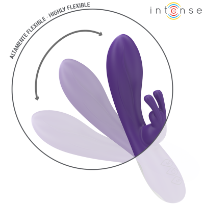INTENSE - RANDALL RABBIT VIBRADOR 10 VIBRAÇÕES ROXO - D-244475 - Dona Pimenta