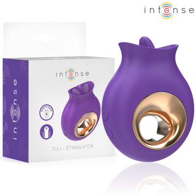 INTENSE - ESTIMULADOR DE CLITÓRIS TULI 9 VIBRAÇÕES E 9 OSCILAÃÃES ROXO - D-244489 - Dona Pimenta