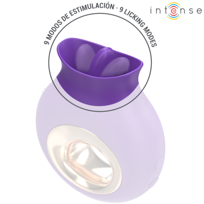 INTENSE - ESTIMULADOR DE CLITÓRIS TULI 9 VIBRAÇÕES E 9 OSCILAÃÃES ROXO - D-244489 - Dona Pimenta