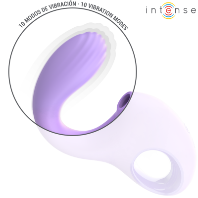 INTENSE - VIBRADOR E ESTIMULADOR BAXTER VIOLET - D-244464 - Dona Pimenta