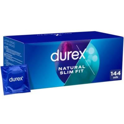 DUREX - NATURAL SLIM FIT BÁSICO 144 UNIDADES - D-240533 - Dona Pimenta