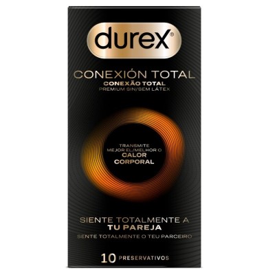 DUREX - TOTAL CONNECTION ULTRA FINE PLUS SEM LÃTEX 10 UNIDADES - D-243099 - Dona Pimenta