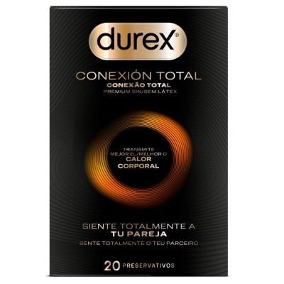 DUREX - TOTAL CONNECTION ULTRA FINE PLUS SEM LÃTEX 20 UNIDADES - D-244120 - Dona Pimenta