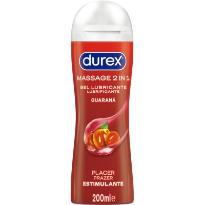 DUREX - PLAY 2-1 MASSAGEM E LUBRIFICANTE ESTIMULANTE 200 ML - 194245 - Dona Pimenta