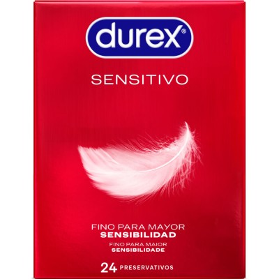 DUREX - SUAVE E SENSÍVEL 24 UNIDADES - D-202793 - Dona Pimenta