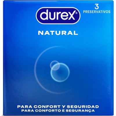 DUREX - NATURAL CLÁSSICO 3 UNIDADES - D-194973 - Dona Pimenta
