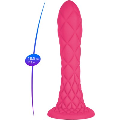 SILEXD - DREAMY DILDO FANTASY SILICONE LÍQUIDO TERMORATIVO VIOLETA 18,5 CM - D-244565 - Dona Pimenta