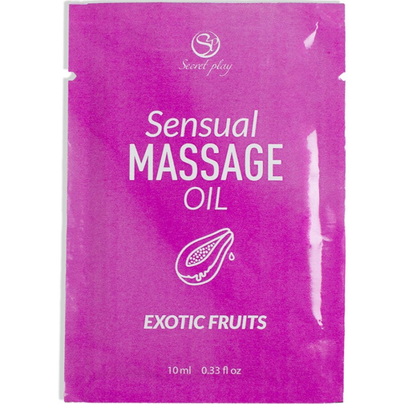 SECRETPLAY - ÓLEO DE MASSAGEM DE FRUTAS EXÃTICAS EM DOSE ÃNICA 10 ML - D-244490 - Dona Pimenta SECRETPLAY - ÓLEO DE MASSAGEM DE FRUTAS EXÃTICAS EM DOSE ÃNICA 10 ML - D-244490 - Dona Pimenta