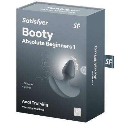 SATISFYER - VIBRADOR ANAL ABSOLUTE BEGINNERS 1 PLUG - D-244019 - Dona Pimenta