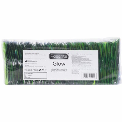 PASANTE - SACO DE PRESERVATIVOS GLOW 144 UNIDADES - D-244558 - Dona Pimenta