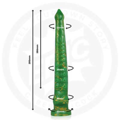 EPIC - DILDO HYLOS VERDE FLASH - D-243364 - Dona Pimenta