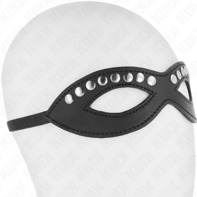 KINK - MÁSCARA DE OLHOS COM MINI REBITES MODELO 1 20,5 x 5,5 CM - D-240910 - Dona Pimenta