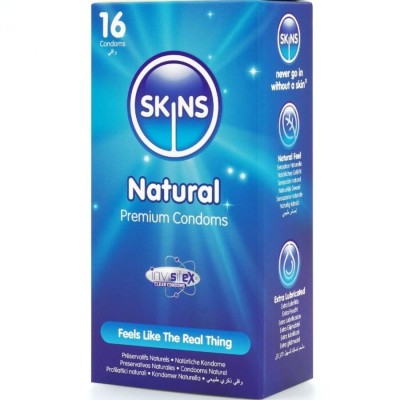 SKINS - PRESERVATIVOS NATURAIS PREMIUM PACOTE 16 - D-244407 - Dona Pimenta