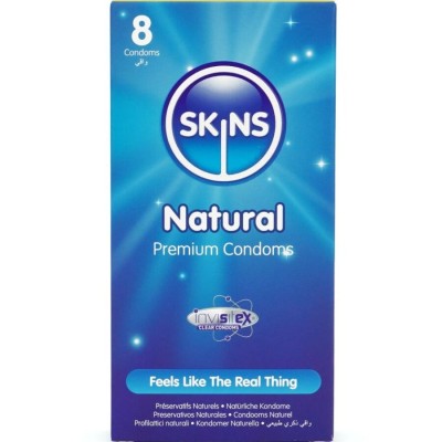 SKINS - PRESERVATIVOS NATURAIS PREMIUM PACOTE 8 - D-244408 - Dona Pimenta