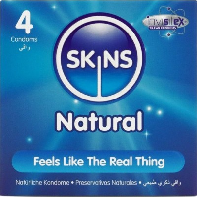 SKINS - PRESERVATIVOS NATURAIS PREMIUM PACOTE 4 - D-244409 - Dona Pimenta