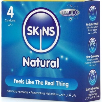 SKINS - PRESERVATIVOS NATURAIS PREMIUM PACOTE 4 - D-244409 - Dona Pimenta