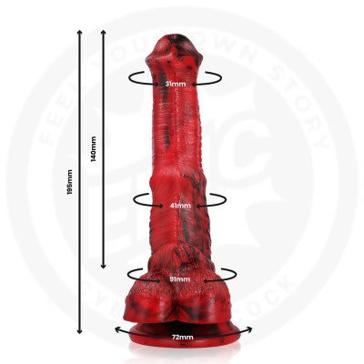 EPIC - DILDO VULCANUS NOITE DRAGÃO - D-243363 - Dona Pimenta