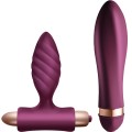 CLIMAXIMUM - KIT DESIRE VIBRADOR TORCIDO + PLUG ANAL - D-244500 - Dona Pimenta